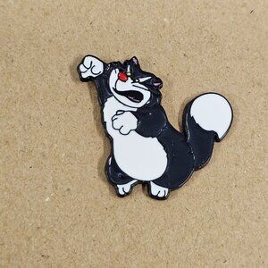 Disney Lucifer Cat Enamel Pin, Cinderella Villain, Lapel, Brooch, Collectible